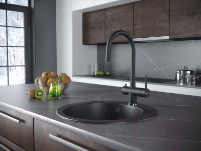 Смеситель Paulmark Heller He213218-401 (антрацит)