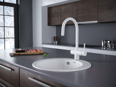 Смеситель Paulmark Heller He213218-431 (матовый белый)