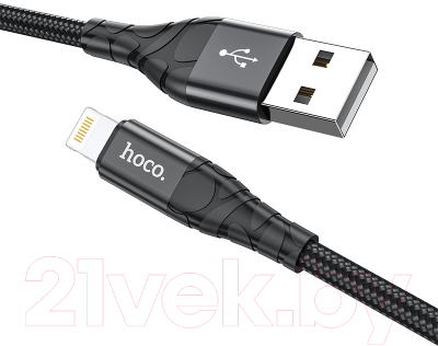 Кабель Hoco DU02 Plus Lightning - фото
