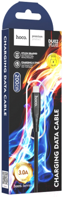 Кабель Hoco DU02 Plus Lightning