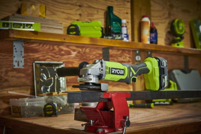 Угловая шлифовальная машина Ryobi RAG18115-0 / 5133005402 (без батареи)