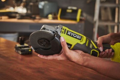 Угловая шлифовальная машина Ryobi RAG18115-0 / 5133005402 (без батареи)