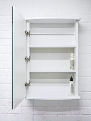 Шкаф с зеркалом для ванной Айсберг Милана 50