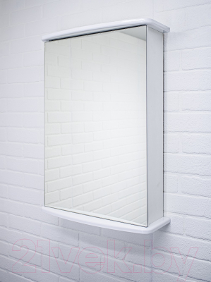 Шкаф с зеркалом для ванной Айсберг Милана 50