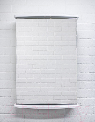 Шкаф с зеркалом для ванной Айсберг Милана 55