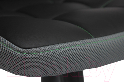 Кресло офисное Tetchair Trendy экокожа/ткань (черный/серый)