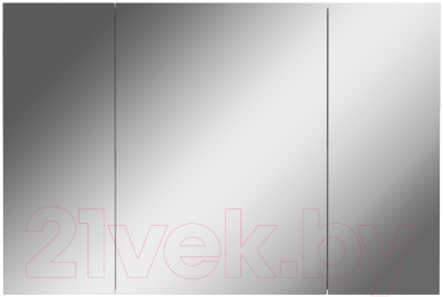 Шкаф с зеркалом для ванной Айсберг Мега 105 - фото