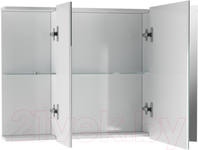 Шкаф с зеркалом для ванной Айсберг Мега 105