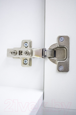 Шкаф с зеркалом для ванной Айсберг Мега 105