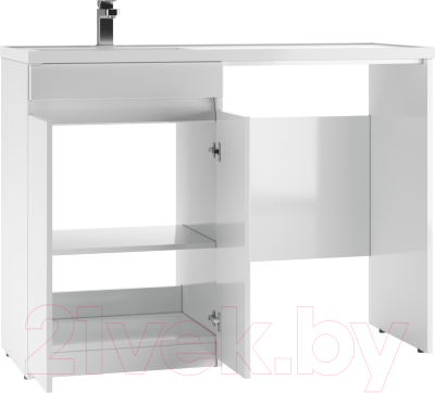 Тумба под умывальник Айсберг Magenta 120 Норма без ящика