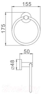 Кольцо для полотенца Haiba HB8704
