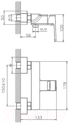 Гигиенический душ Haiba HB55176