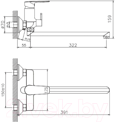 Смеситель Haiba HB22563