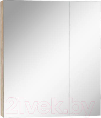 Шкаф с зеркалом для ванной Домино Bruno 60 - фото