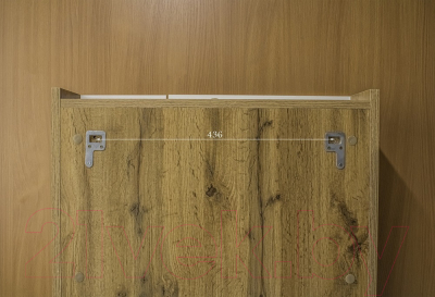 Шкаф с зеркалом для ванной Домино Bruno 60