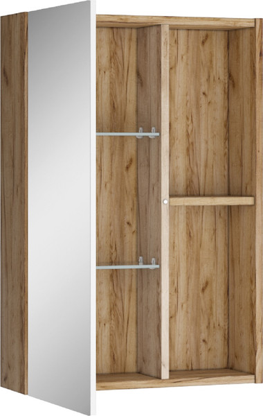 Шкаф с зеркалом для ванной Домино Craft 50