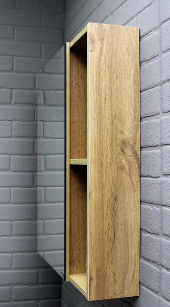 Шкаф с зеркалом для ванной Домино Craft 50