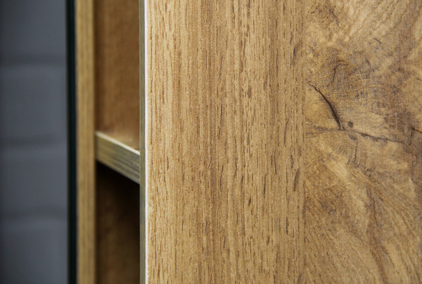 Шкаф с зеркалом для ванной Домино Craft 50