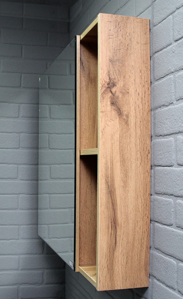 Шкаф с зеркалом для ванной Домино Craft 80