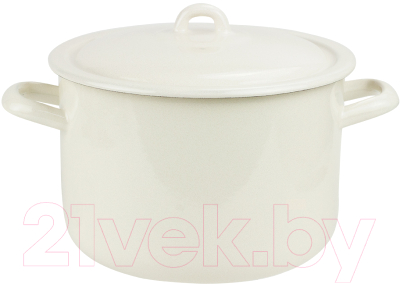 Кастрюля Лысьвенские эмали Жемчужная / С-16141/Жм - фото