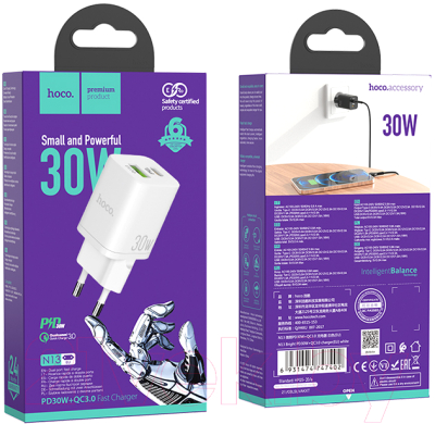 Адаптер питания сетевой Hoco N13