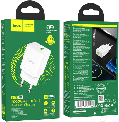 Адаптер питания сетевой Hoco N28