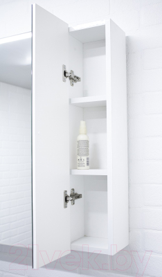 Шкаф с зеркалом для ванной Домино Оскар 70 Идеал