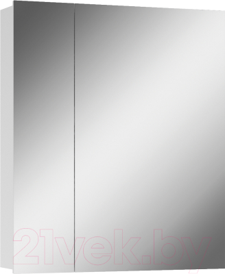 Шкаф с зеркалом для ванной Домино Стайл 60 Идеал - фото