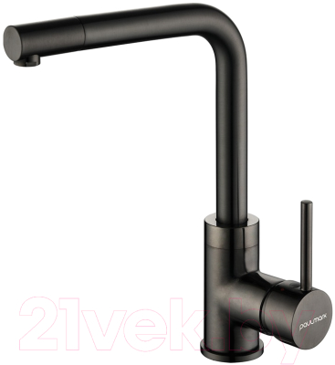 Смеситель Paulmark Honner Ho212018-GM (вороненая сталь) - фото