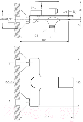 Смеситель Haiba HB60505-3