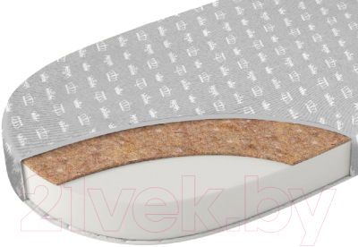 Матрас в кроватку Sweet Baby Cocos Comfort овальный - фото