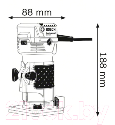 Профессиональный фрезер Bosch GKF 550 Professional