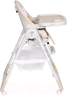 Стульчик для кормления Sweet Baby City (натуральный/белый)