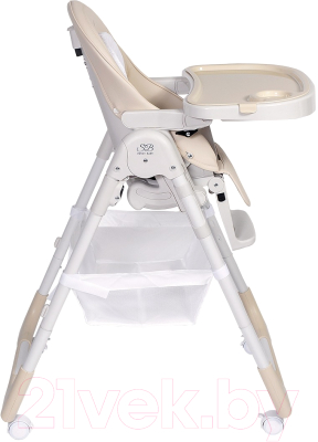 Стульчик для кормления Sweet Baby City (натуральный/белый)