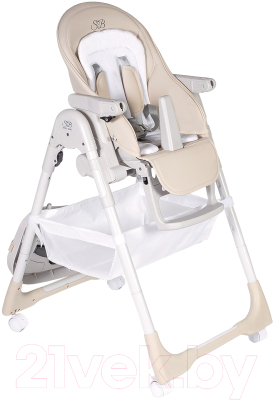 Стульчик для кормления Sweet Baby City (натуральный/белый)
