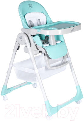 Стульчик для кормления Sweet Baby City (блестящий/синий) - фото