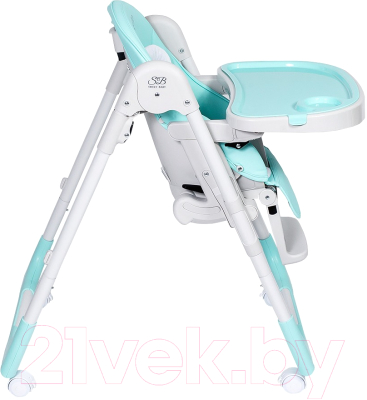 Стульчик для кормления Sweet Baby City (блестящий/синий)