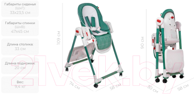 Стульчик для кормления Sweet Baby Modern
