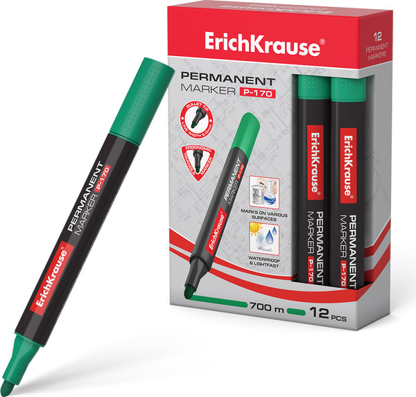 Маркер перманентный Erich Krause P-170 / 7315 - фото