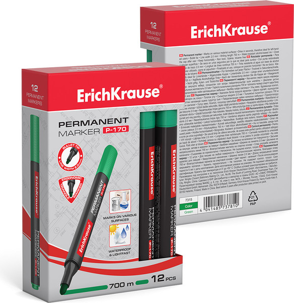 Маркер перманентный Erich Krause P-170 / 7315