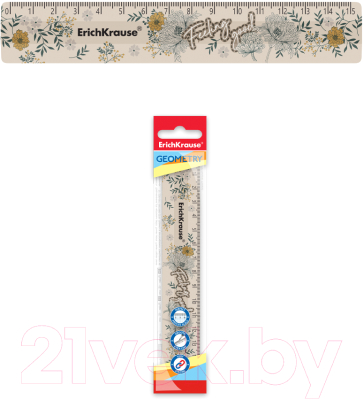 Линейка Erich Krause Natural Life / 55469