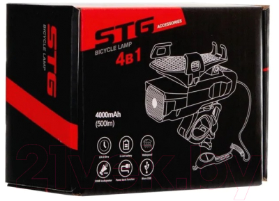 Фонарь для велосипеда STG B752 / Х103264