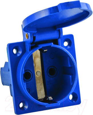 Розетка EKF 2Р+PЕ 16А 220В IP44 / ps-112-16-220 - фото