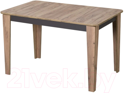 Обеденный стол M-City Edwin / 462M05122 (дуб вотан/вольфрам/дуб вотан) - фото