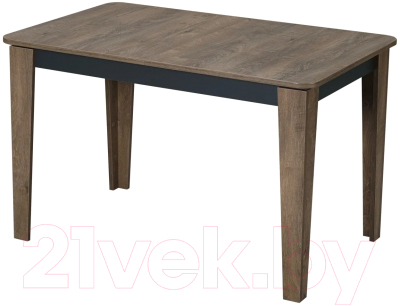 Обеденный стол M-City Edwin / 462M05120 (дуб канзас/графит/дуб канзас) - фото