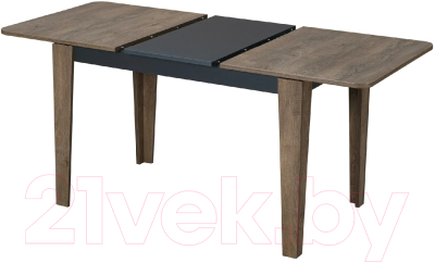 Обеденный стол M-City Edwin / 462M05120 (дуб канзас/графит/дуб канзас)