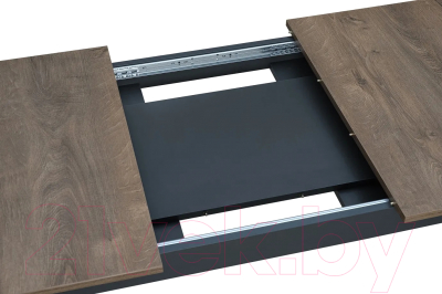 Обеденный стол M-City Edwin / 462M05120 (дуб канзас/графит/дуб канзас)