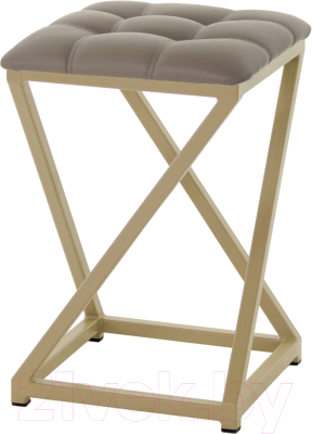 Табурет AMC Comfort 8К10.17 (кожзам капучино/капучино) - фото