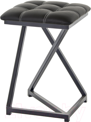 Табурет AMC Comfort 9К1.1 (кожзам черный/черный) - фото