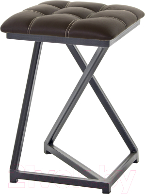 Табурет AMC Comfort 9К1.2 (кожзам венге/черный) - фото